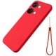 Силіконовий (TPU) чохол Deexe Silicone Case для OnePlus Nord 3 / Ace 2V - Red - зображення 2