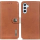 Чохол-книжка із застібкою KHAZNEH Wallet Cover для Samsung Galaxy M34 (M346) - Brown - зображення 1