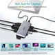 Stacja dokująca Choetech USB-C 9-w-1 (HUB-M15-GY) - obraz 4