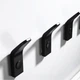 Гачки з алюмінію Fumei JIN-Aluminum Nordic (Screws) Чорні 2шт - зображення 4