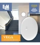 Світильник настінно-стельовий світлодіодний накладний з датчиком руху ELM VEGA S 9W 6500К IP20 (26-0124) - зображення 2