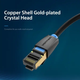 Мережевий кабель Vention Cat.8 SFTP Patch Cable 1M Black (IKABF) (IKABF) - изображение 8