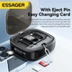 Кабель Essager Type-C to Type-C + Набор переходников коннекторов Multifunctional Retractable Cable Organizer Box Black (ECJHZ-JC01-P) - изображение 4