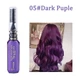 Временная смывающаяся краска для волос фиолетовая Dark Purple 05 - изображение 4