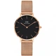Наручные часы Daniel Wellington DW00100161 Черный/Розовое золото Нержавеющая сталь - изображение 2