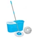 Швабра з відром Spin MOP 360 Турбо Синя 10 л з автоматичним віджимом для вологого прибирання підлоги - зображення 4