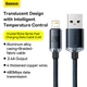 Кабель Cable Baseus CAJY000001 Crystal Shine Series Lightning 2.4A 1.2m black - изображение 6