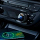 Автомобильное зарядное устройство для ACEFAST B6 63W металлический корпус USB-A USB-C с цифровым дисплеем, Черный (B6) - изображение 4