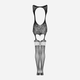 Body Obsessive Bodystocking F236 S/M/L Czarny (5901688236277) - obraz 6