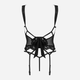Комплект (корсет + трусики) Obsessive Setilla L/XL Чорний (5901688236734) - зображення 6