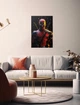 Постер плакат FNBK Дэдпул портрет (Marvel, Deadpool) 30x40 см - изображение 2
