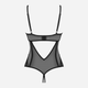 Боді Obsessive Serena Love XS/S Чорне (5901688251997) - зображення 6