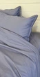 Комплект постільної білизни полуторний. Washed cotton. Сірий темний. - изображение 1