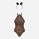 Erotyczny kostium Obsessive Leocatia L/XL Lampart (5901688229682) - obraz 5