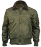Бомбер Top Gun B-15 men's Heavy Duty Vintage Flight Bomber Jacket 2XL Olive TGJ1542O2XL - зображення 1