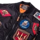 Бомбер Top Gun MA-1 Nylon Bomber Jacket with Patches XL Black TGJ1540PBXL - изображение 3