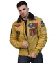 Бомбер Top Gun B-15 men's Flight Bomber Jacket With Patches 2XL Yellow TGJ1542PY2XL - зображення 3