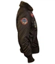 Бомбер Top Gun B-15 men's Flight Bomber Jacket With Patches 5XL Brown TGJ1542PBR5XL - изображение 4