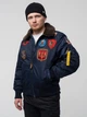 Бомбер Top Gun B-15 men's Flight Bomber Jacket With Patches S Blue TGJ1542PBS - изображение 6