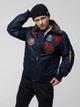 Бомбер Top Gun B-15 men's Flight Bomber Jacket With Patches S Blue TGJ1542PBS - изображение 8