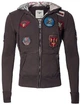 Реглан Top Gun Zip-Up Military Patched Hoodie 2XL Brown TGD1407B2XL - зображення 1