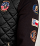 Куртка-реглан Top Gun Quilted Fleece Hoodie with Patches S Black TGJ1645BS - зображення 3