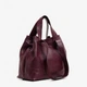 Сумка женская кожаная с двумя парами ручек шоппер средняя Regina Notte Shopper 2771 Бордовая - изображение 3