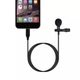 Мікрофон петличний Lightning для iPhone, iPad Lavalier Microphone Чорний - зображення 4