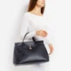 Сумка женская кожаная саквояж большая Regina Notte Travel bag 2479 Черный - изображение 2