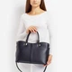 Сумка женская кожаная тоут средняя Regina Notte Tote 1651 Черная - изображение 2