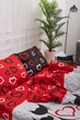 Комплект постільної білизни MoonStar Бязь Gold Люкс «Love Cats» двоспальний 175х210 наволочки 2х40х60 - зображення 7
