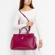 Сумка женская кожаная саквояж большая Regina Notte Travel bag 2479 Винный - изображение 2