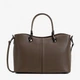 Сумка женская кожаная тоут большая Regina Notte Tote 1651 Темный таупе - изображение 1