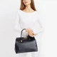 Сумка женская кожаная саквояж средняя Regina Notte Travel bag 3201 Черный - изображение 2