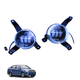 Комплект туманки світлодіодні Led Шевроле Авео 45w(12902) - зображення 3