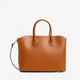 Сумка женская кожаная тоут средняя Regina Notte Tote 01387_m Темно-рыжий - изображение 1