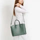 Сумка женская кожаная тоут средняя Regina Notte Tote 01387_m Темно-зеленый - изображение 2