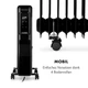Масляный радиатор Klarstein Thermaxx Elevate Smart 2720 Вт черный (10035277) - изображение 7