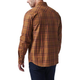 Рубашка 5.11 Tactical Gunner Plaid Long Sleeve Shirt 5.11 Tactical Roasted Barley Plaid L (Ячмінь) Тактична - зображення 4