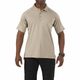 Футболка поло 5.11 Performance Polo - Short Sleeve Synthetic Knit 5.11 Tactical Silver Tan 3XL (Тан) Тактическая - изображение 1