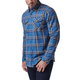 Сорочка 5.11 Tactical Gunner Plaid Long Sleeve Shirt 5.11 Tactical Cobalt Blue Plaid, 2XL (Кобальтово-синий) Тактическая - изображение 3