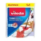 Сменная насадка для швабры моп Vileda Turbo Microfibre 2in1, 2 насадки в комплекте (4023103198227) - изображение 3