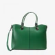 Сумка женская кожаная тоут большая Regina Notte Tote 1651 Зеленый - изображение 1