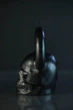 Гиря 15 кг Skull дизайнерская чугунная черная - изображение 3