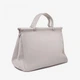 Сумка женская кожаная саквояж большая Regina Notte Travel bag 2479 Светло-серый - изображение 3