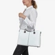 Сумка женская кожаная тоут большая Regina Notte Tote 1651 Белый - изображение 2