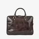Сумка чоловіча шкіряна портфель великий на блискавці InBag Briefcase m0502 Коричневий - зображення 3