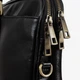 Сумка чоловіча шкіряна портфель великий на блискавці InBag Briefcase m0502 Чорний - зображення 6