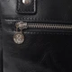 Сумка мужская кожаная кросс-боди средняя InBag Сrossbody m01851 Черный - изображение 6
