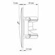 Одинарная компьютерная розетка CAT6 VIDEX BINERA VF-BNSK1PC6-SS серебристая - изображение 6